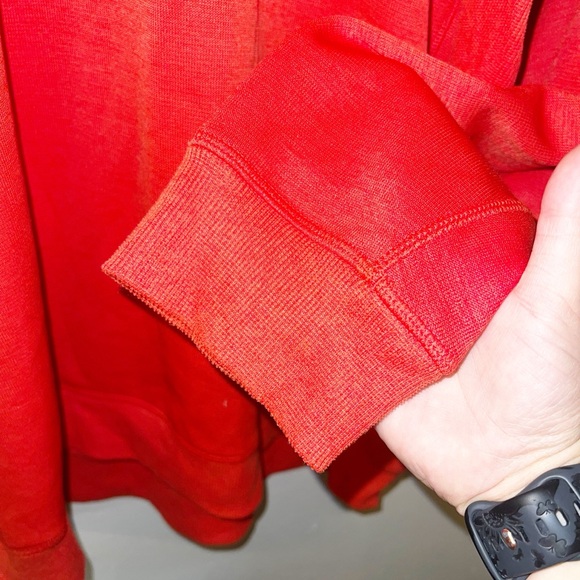 Under Armour men’s orange storm 1 cold gear loose fit quarter zip up jacket - Picture 4 of 12